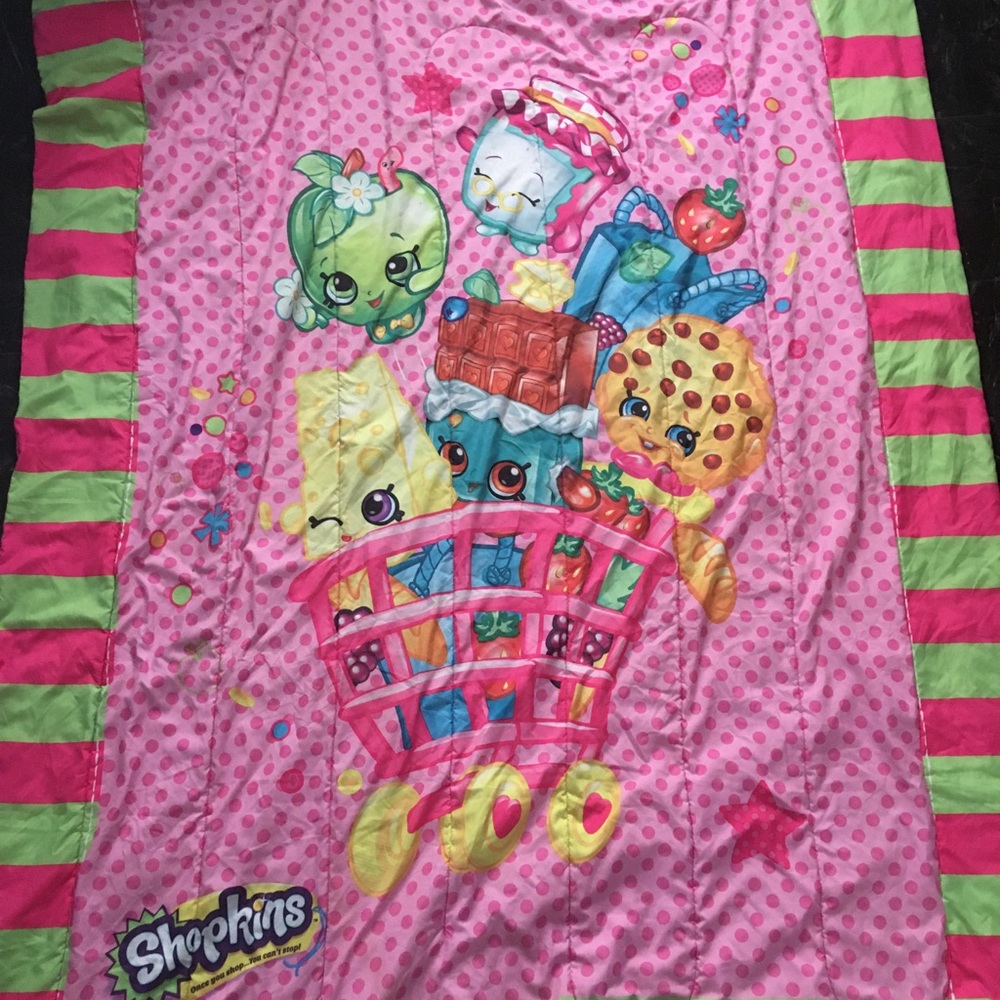 Cute Shopkins Twin Size Comforter